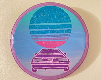 Vaporwave-inspired Car 5”