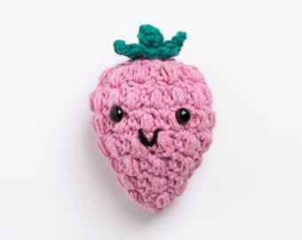 Beryl the Raspberry Amigurumi Crochet Kit | Fruits and the Bunch Crochet Kit by Stitch & Story
