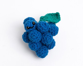 Merlot the Grape Amigurumi Crochet Kit | Fruits and the Bunch Crochet Kit by Stitch & Story