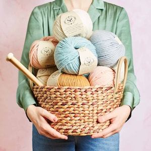 Fils super épais 100 % laine mérinos Pelotes The Chunky Wool de 100 g par Stitch & Story image 1