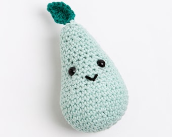 Perry the Pear Amigurumi Crochet Kit | Fruits and the Bunch Crochet Kit by Stitch & Story