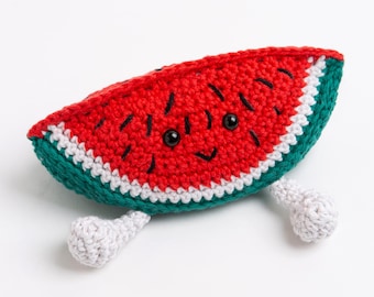 Melany the Watermelon Amigurumi Crochet Kit | Fruits and the Bunch Crochet Kit by Stitch & Story