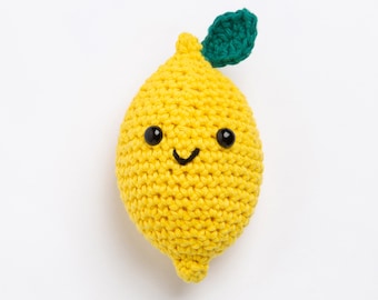 Lemmy the Lemon Amigurumi Crochet Kit | Fruits and the Bunch Crochet Kit by Stitch & Story
