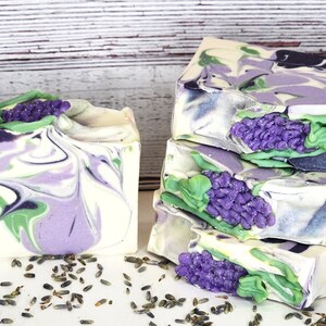 Lavender Flowers Handmade Cold Process Soap Vegan Soap - Etsy