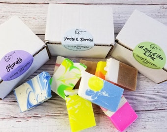 Soap Sample Set Set of 6 Sample Soaps