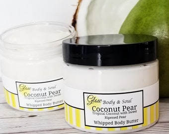 Coconut Pear Body Butter Paraben Free Body Butter Lotion