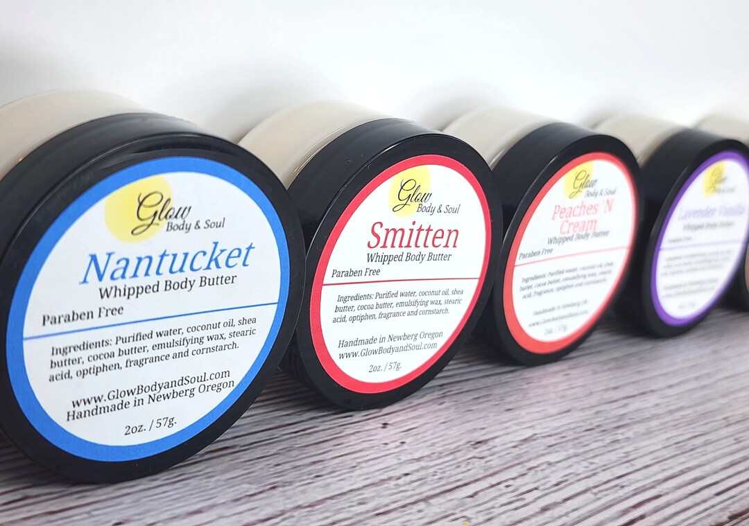 Your Choice of Fragrance Body Butter Paraben Free Body Butter Lotion