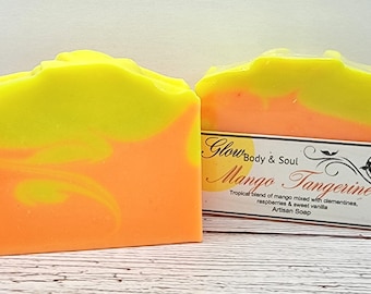 Mango Tangerine  Soap Handmade Cold Process