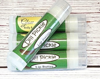 Dill Pickle Lip Butter Unsweetened Pickle Lip Balm