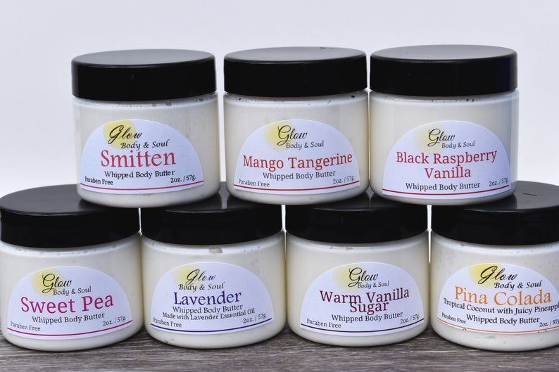 Your Choice of Fragrance Body Butter Paraben Free Body Butter Etsy
