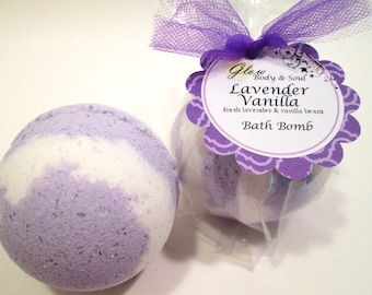 Lavender Vanilla Bath Bomb Fizzy