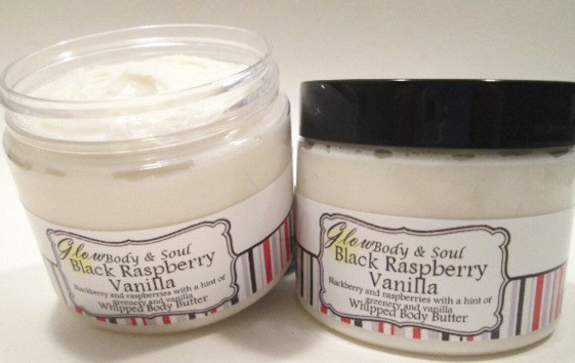 Black Raspberry Vanilla Body Butter Paraben Free Body Butter Etsy