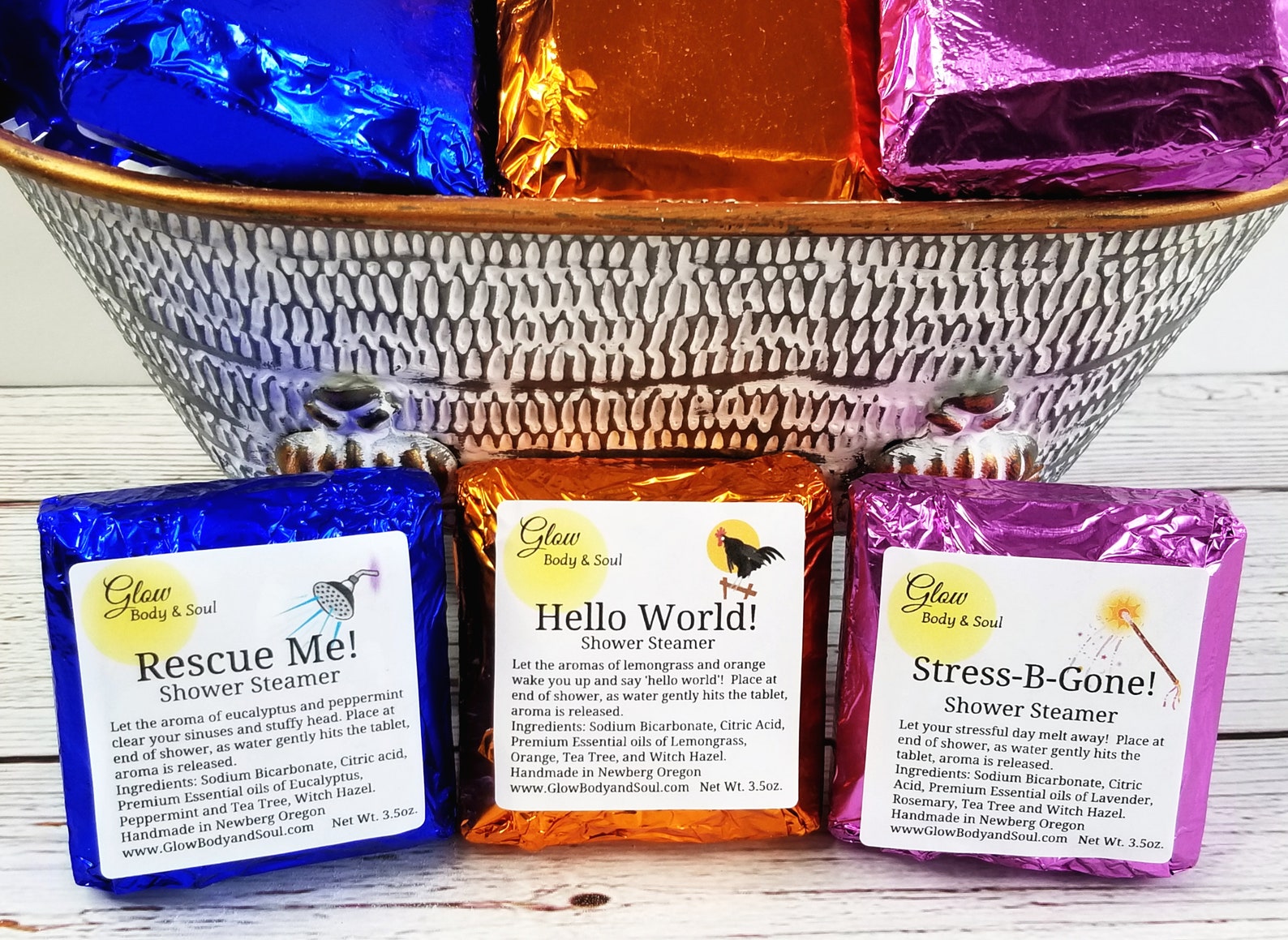 Shower Steamers Choice of Scent Essential Oil Shower Fizzy Etsy