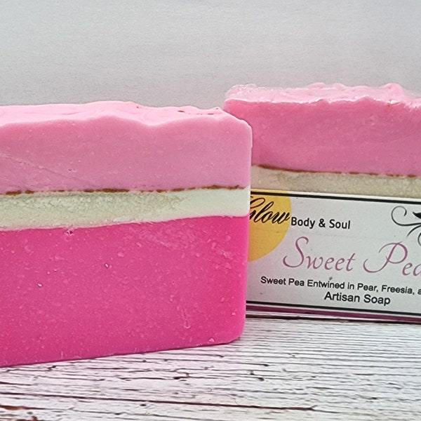 Sweet Pea Handmade Soap Cold Process Soap