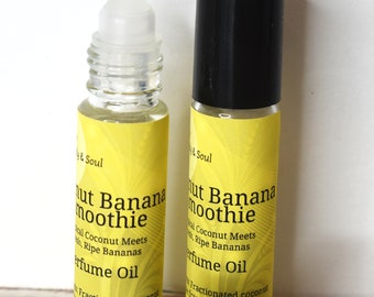 Huile de parfum Smoothie noix de coco et banane