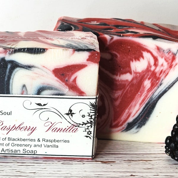 Black Raspberry Vanilla Handmade Cold Process Soap