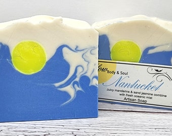 Nantucket Soap Handmade Beach Scent Cold Process Soap