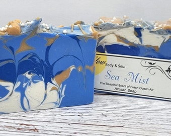 Sea Mist Soap Handmade Cold Process Soap