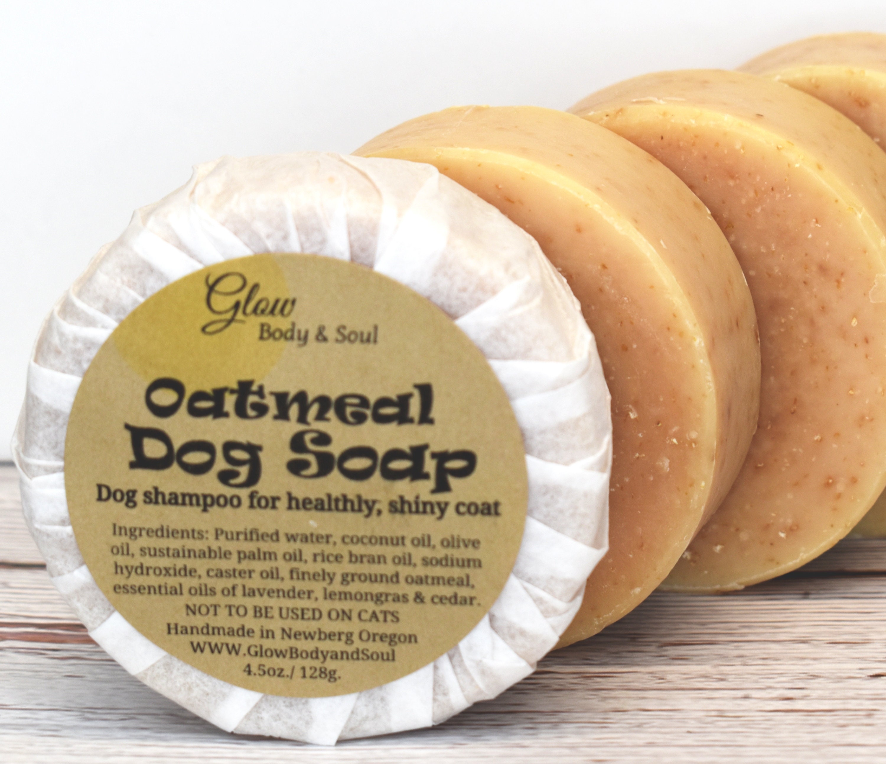 Oatmeal Dog Soap Handmade Vegan All Natural Dog Soap Etsy