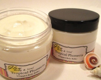 Tropical Plumeria Body Butter Paraben Free Body Butter