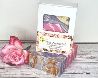 Rose Scented Soap: Handmade Cold Process Artisan Soap