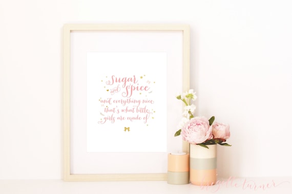 Zucker Und Gewurz Und Alles Was Schon Ist Was Kleine Madchen Etsy