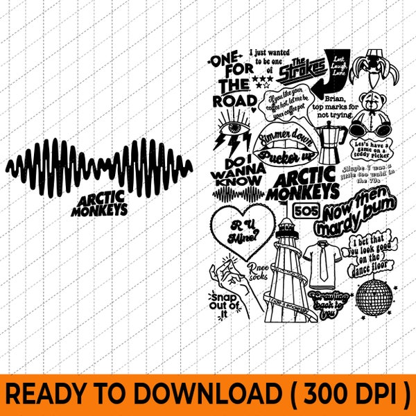 Arctic Monkeys Am album Png, 90S Png, AM Png, Arctic Monkeys Tour 2023 Png, Worst Nightmare Album World Tour Png, Ready To Download