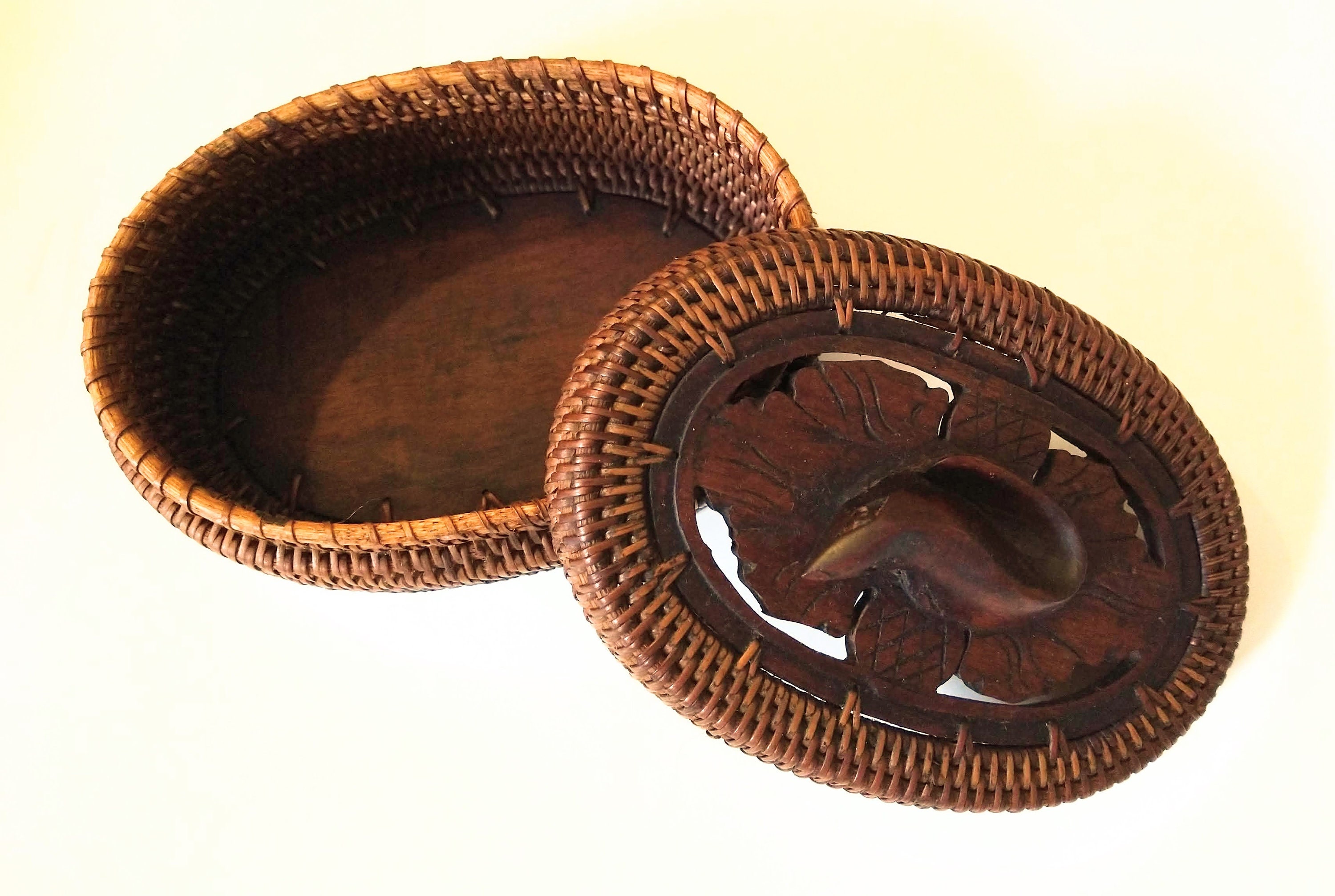 Rattan and Wooden Boxes From Lombok - Etsy