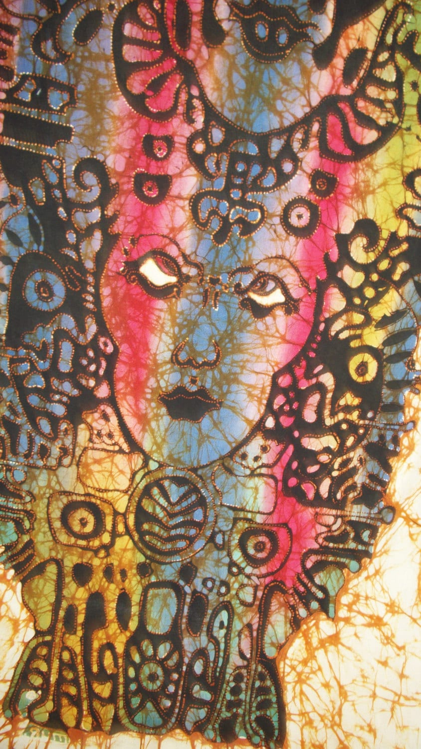 Colourful Hand Painted Javanese Batik - Etsy