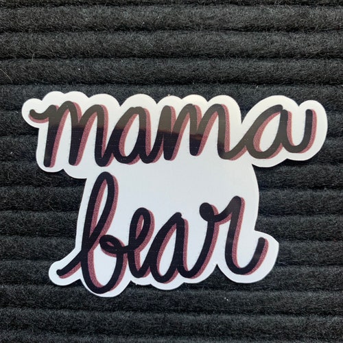 Treeline Mama Bear Sticker - Etsy