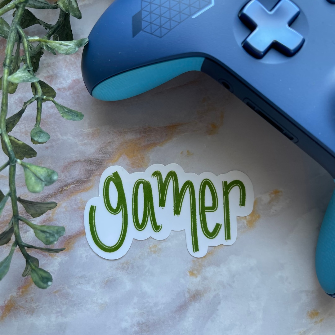 Gamer Sticker or Magnet | Laptop Sticker | Water Bottle Sticker | Video ...