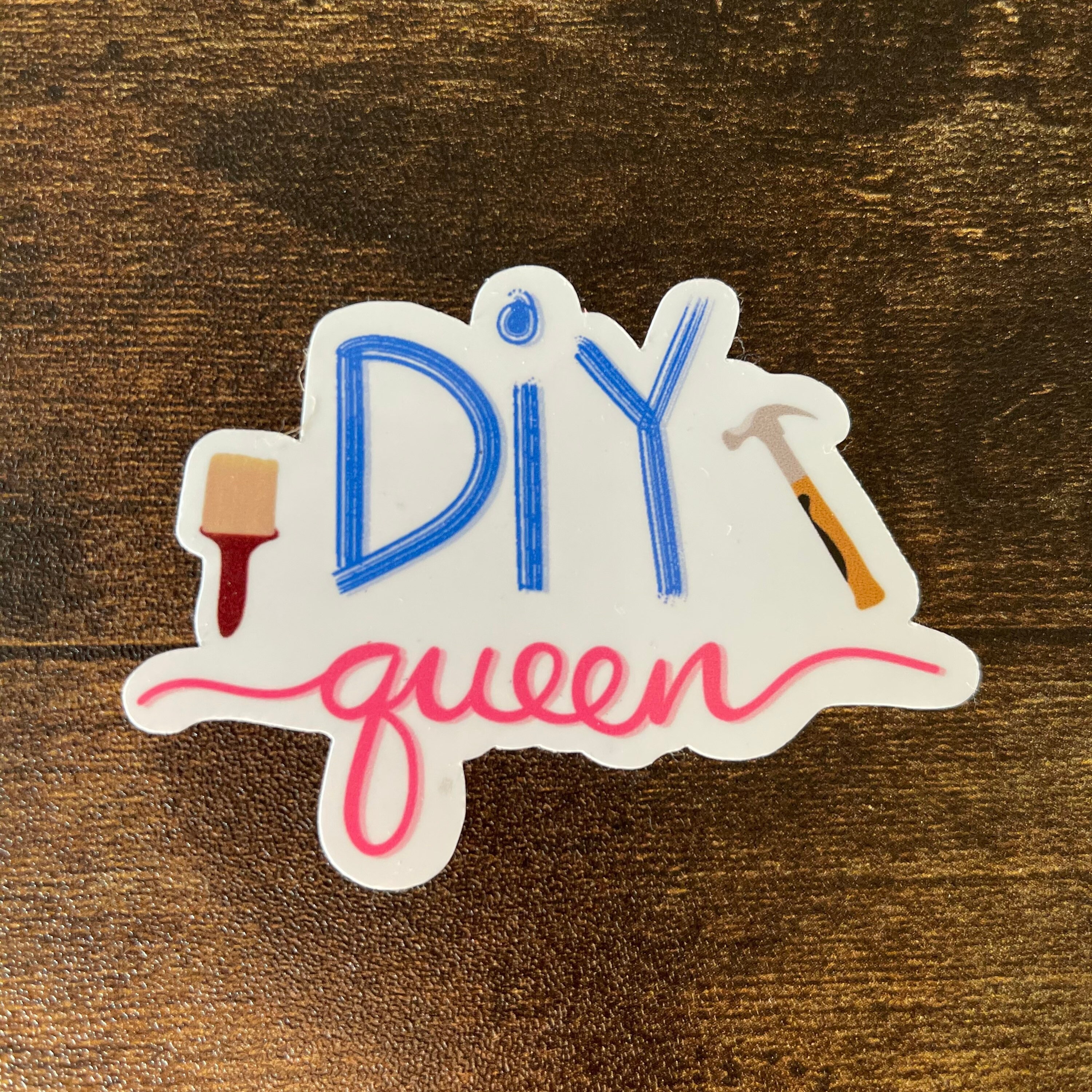 Sticker Making Queen DIY Queen Sticker or Magnet | Laptop Sticker | Water Bottle Sticker ...
