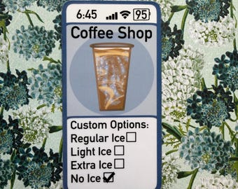 No Ice Sticker or Magnet | Laptop WaterBottle Sticker | Locker Decor | Liberal Magnet | Democrat Sticker | USA | No Kings | Protest | FDT