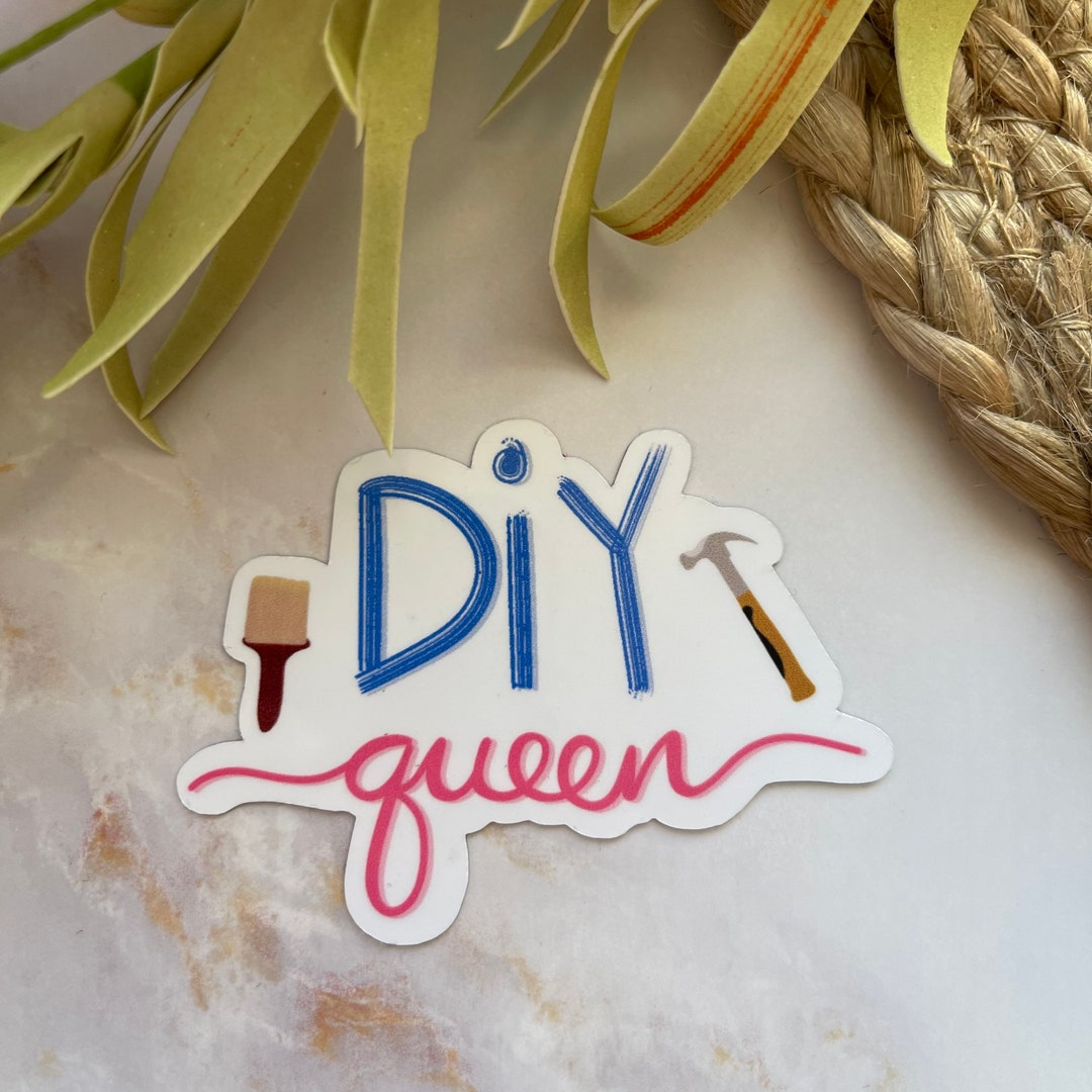 Sticker Making Queen DIY Queen Sticker or Magnet | Laptop Sticker | Water Bottle Sticker ...