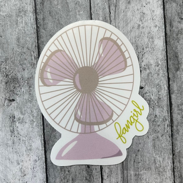 Fangirl Sticker or Magnet | Laptop Sticker | Water Bottle Sticker | Geek Chic | Fandom Sticker | Nerd Girl | Pun Stickers | Gift for Friend