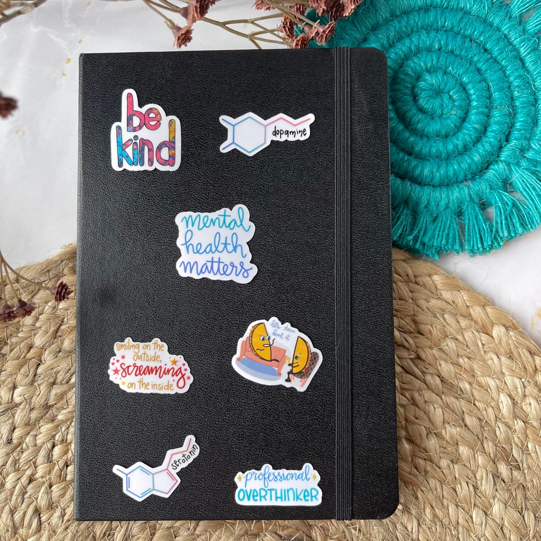 Mini Mental Health Stickers | Phone Case Stickers | Laptop Sticker ...