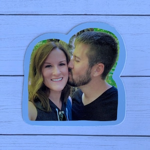 Custom Photo Sticker or Magnet | Laptop Sticker | Water Bottle Sticker | Keepsake | Family Gift | Memento | Picture Sticker | Photo Magnet