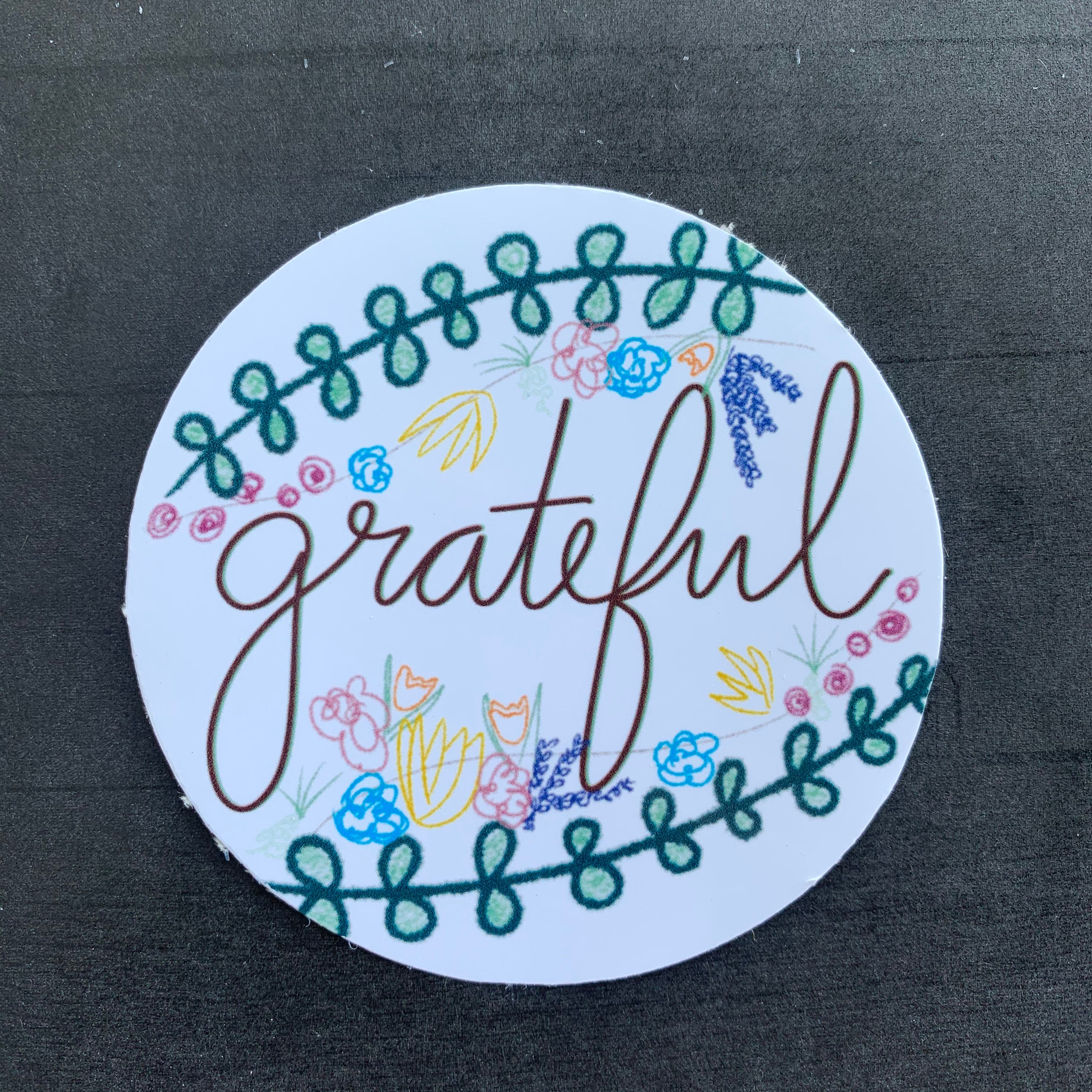 Grateful Sticker or Magnet | Laptop Sticker | Water Bottle Sticker ...