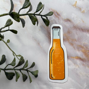 Beer Bottle Sticker or Magnet | Laptop Sticker | WaterBottle Sticker | Gift for Dad | Gift for Boyfriend | Small Gift for Him | Fathers Day