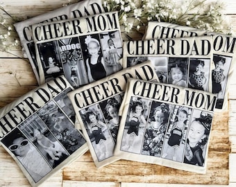 Custom Cheer Mom/Dad Photo Shirt | Personalized Team Tee