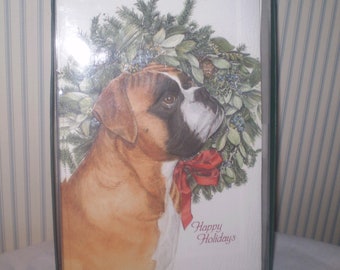 boxer holiday cards etsy aspca christmas card