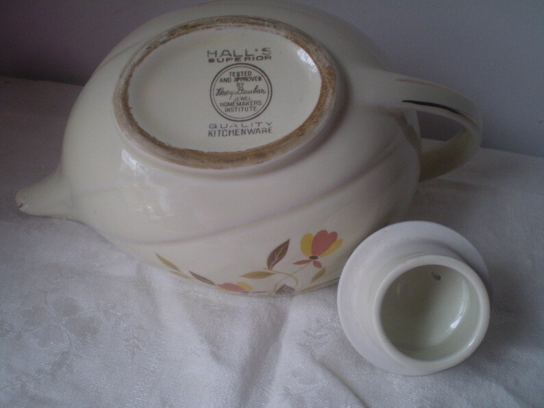 Vintage Hall's Superior Homemaker Institute Tested TEAPOT Etsy