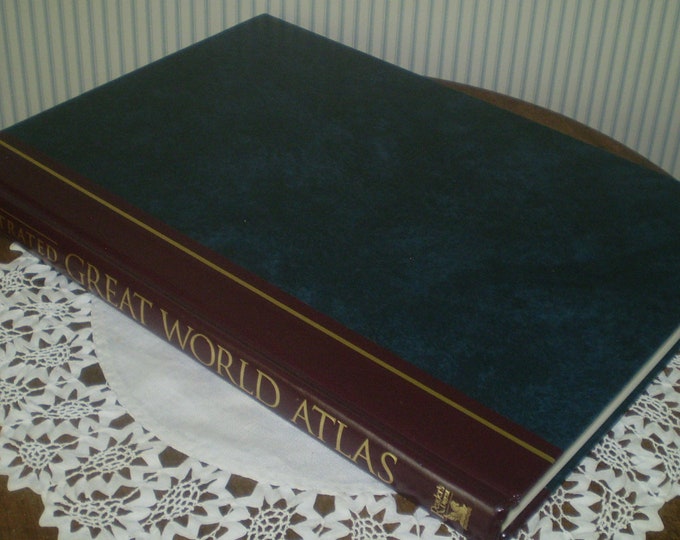 Oversize WORLD ATLAS 1997 Reader's Digest Illustrated Great World Atlas
