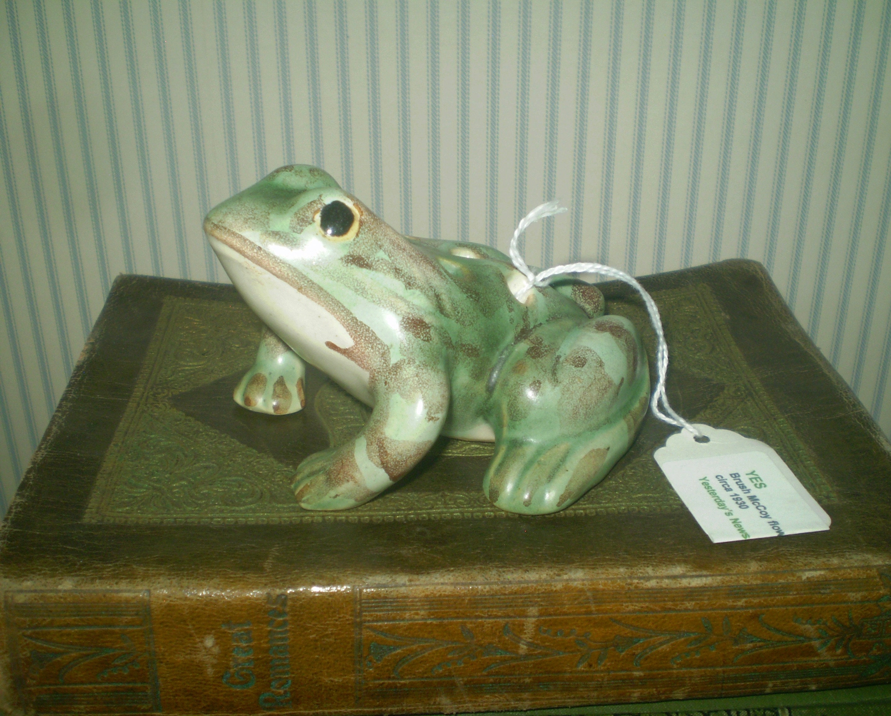 BRUSH MCCOY Flower FROG- Lifelike Frog for Arranging Flowers