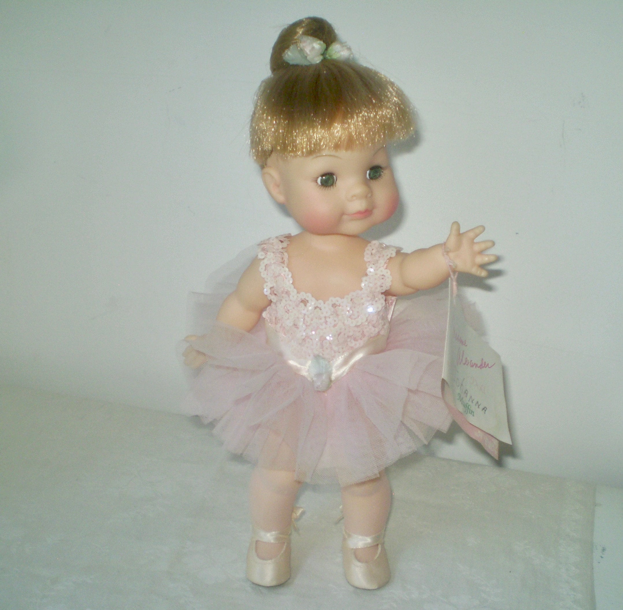 Vntg Madame Alexander Doll, 'muffin' Pink Ballerina Doll With