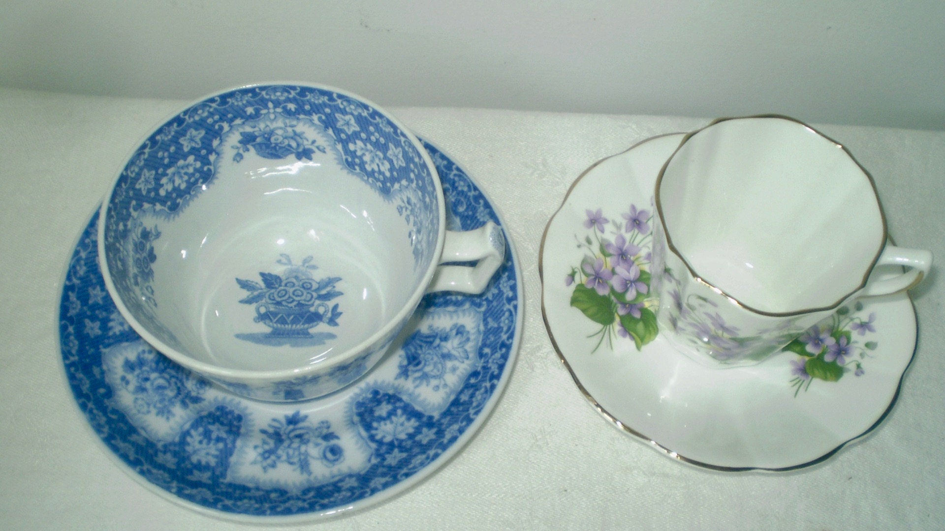 6 English Copeland Spode Stoneware Demitasse Cups and