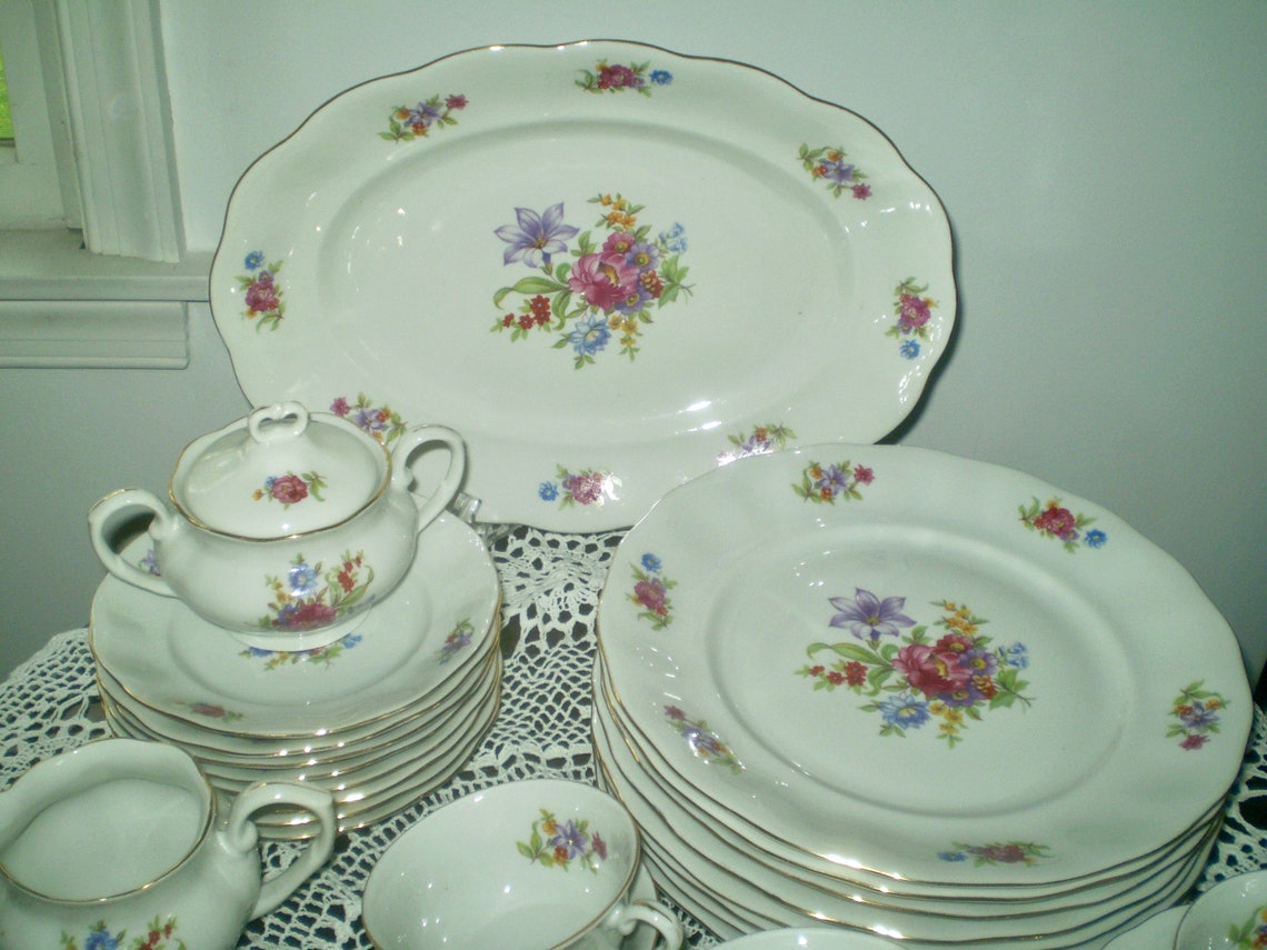 Jarolina or Favolina Fine China Service for 8 Made in Poland Etsy