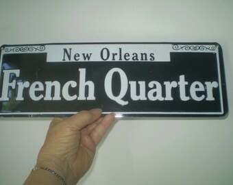 French Quarter Street Sign - Etsy