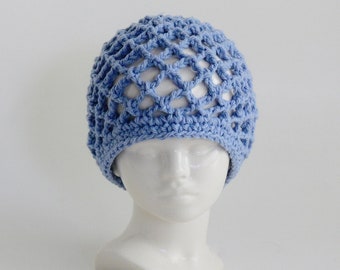 Crochet Pattern - Summer Hat - Mesh Hat - Girls Hat - Womens Hat - XL Hat - Cloche - Meadowvale Studio # 212