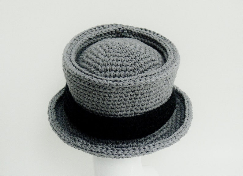 Crochet Pattern Mens Hat New York Pork Pie Size Baby - Etsy